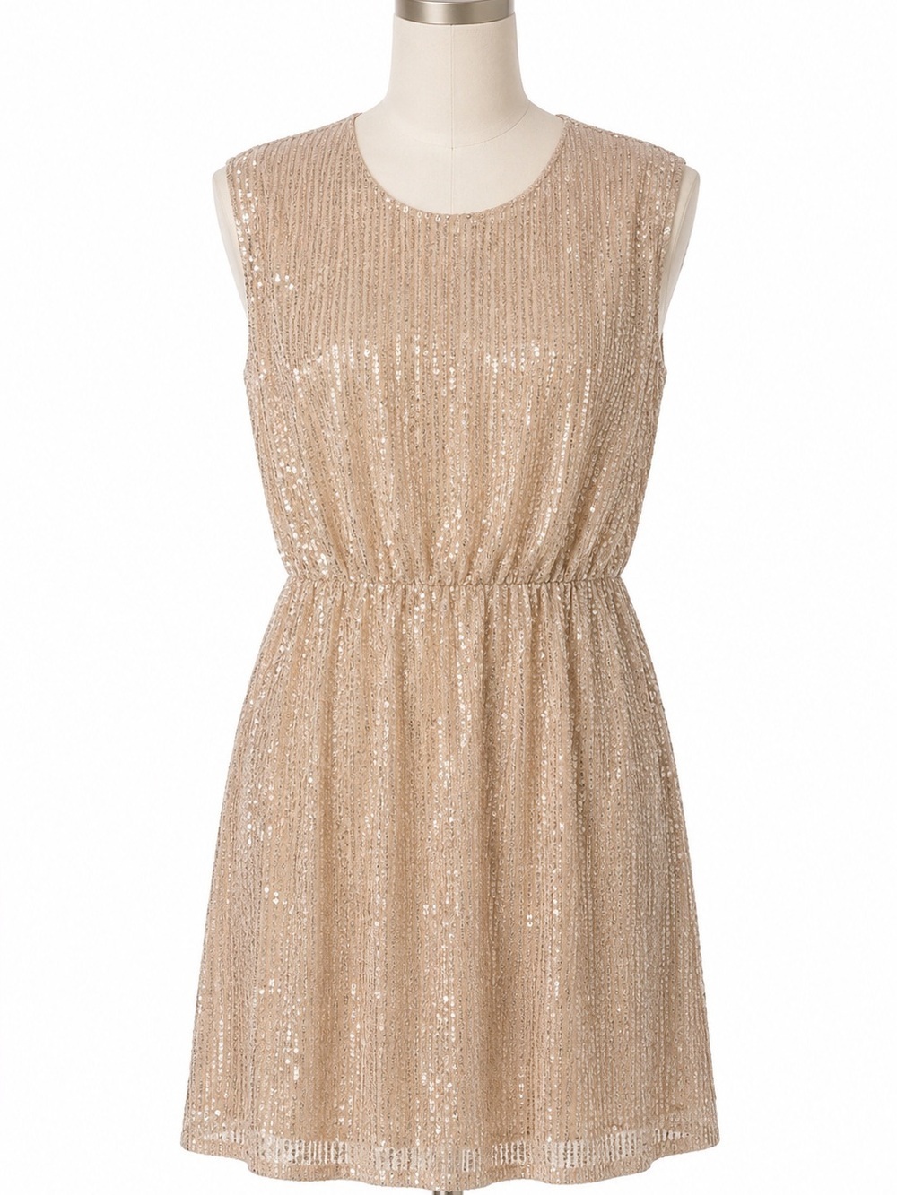 J. Crew Blush Pink Sequin Sleeveless Mini Cocktail Dress.-8